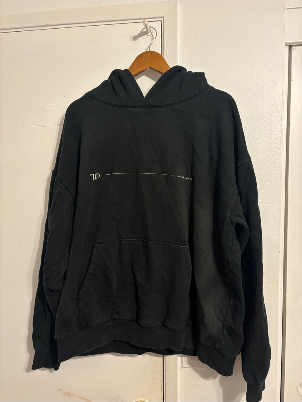 Taylor Swift The Tortured Poets Department Black Hoodie